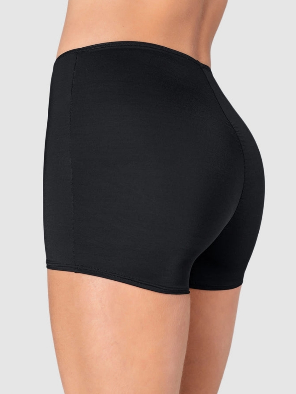 Leonisa HIGH WAISTED TUMMY CONTROL SHAPEWEAR SHORTS Black Tan XL - Picture 5 of 14